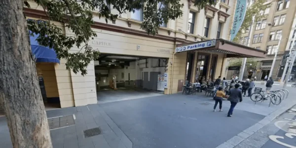 Capitol Theatre Car Park Entrance